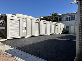 鹿沼東末広町店【10/31オープン】のトランクルーム 全室1階で出し入れがしやすいです。