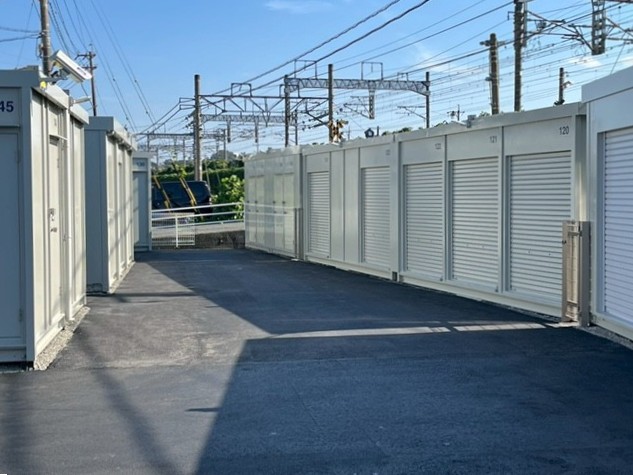 掛川上張店【11/14オープン】のトランクルーム 全室1階で出し入れがしやすいです。