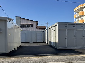 ひたちなか東石川店【11/14オープン】のトランクルーム 全室1階で出し入れがしやすいです。