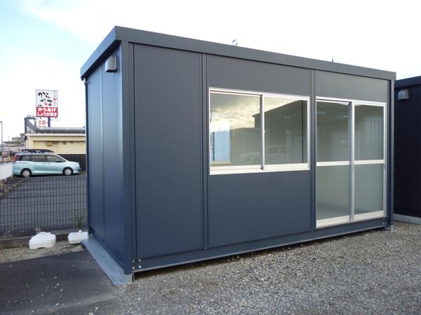 東京都日野店/展示場の新棟ユニットハウス・プレハブ・コンテナハウス47MSL(3.02坪)の本体の外観