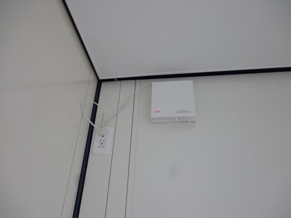 東京都日野店/展示場の新棟ユニットハウス・プレハブ・コンテナハウス47MSL(3.02坪)の各設備の換気扇