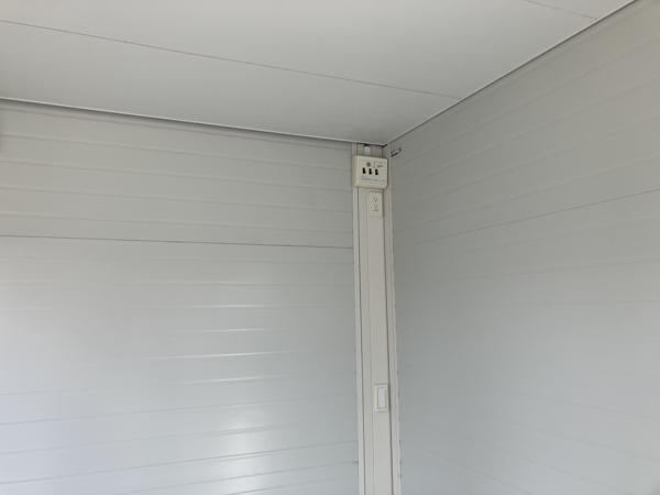 富山県高岡店/展示場の新棟ユニットハウス・プレハブ・コンテナハウス3MSD(2.40坪)の各設備の分電盤