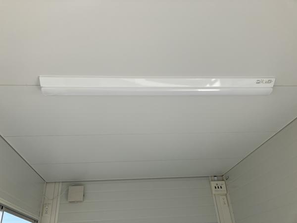 富山県高岡店/展示場の新棟ユニットハウス・プレハブ・コンテナハウス3MSD(2.40坪)の各設備の照明器具