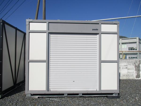 山口県岩国店/展示場の新棟ユニットハウス・プレハブ・コンテナハウスPanda3.0 PS3K(1.60坪)の本体の外観