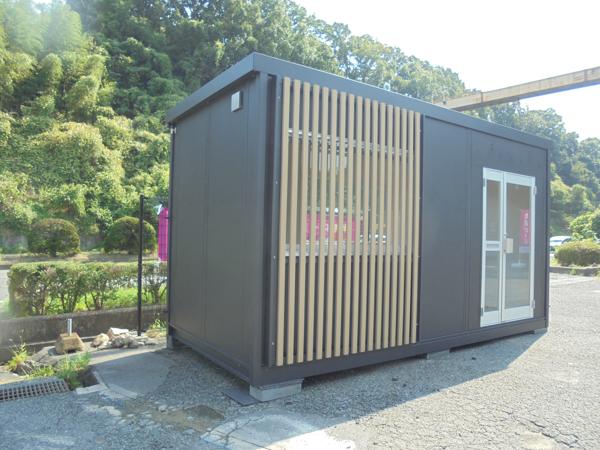 岡山県岡山営業所/展示場の新棟ユニットハウス・プレハブ・コンテナハウス47MSL(3.02坪)の本体の外観