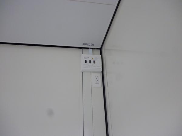 東京都日野店/展示場の新棟ユニットハウス・プレハブ・コンテナハウス47MSL(3.02坪)の各設備の分電盤