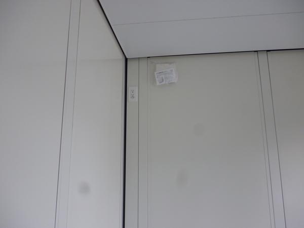 東京都日野店/展示場の新棟ユニットハウス・プレハブ・コンテナハウス47MSL(3.02坪)の各設備の給気口