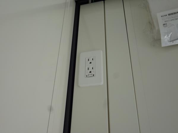 東京都日野店/展示場の新棟ユニットハウス・プレハブ・コンテナハウス38MSL(2.43坪)の各設備のコンセント