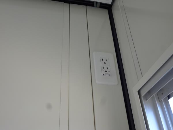 東京都日野店/展示場の新棟ユニットハウス・プレハブ・コンテナハウス38MSL(2.43坪)の各設備のコンセント