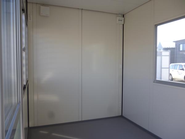 東京都日野店/展示場の新棟ユニットハウス・プレハブ・コンテナハウス38MSL(2.43坪)の本体の内観