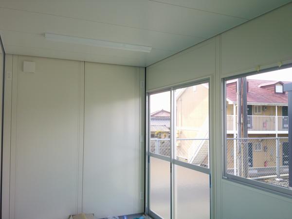 山口県宇部店/展示場の新棟ユニットハウス・プレハブ・コンテナハウス47MSL(3.02坪)の本体の内観