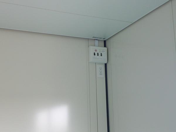 山口県宇部店/展示場の新棟ユニットハウス・プレハブ・コンテナハウス47MSL(3.02坪)の各設備の分電盤