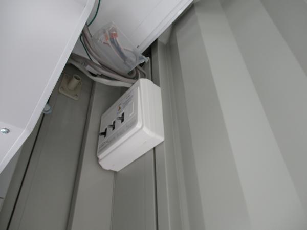 福島県いわき店/展示場の中古ユニットハウス・プレハブ・コンテナハウスCT-32JG(2.16坪)の各設備の分電盤