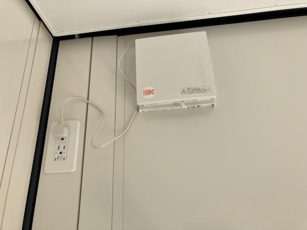 山形県山形出張所/総合展示場の新棟ユニットハウス・プレハブ・コンテナハウス47MSL(3.02坪)の各設備の換気扇