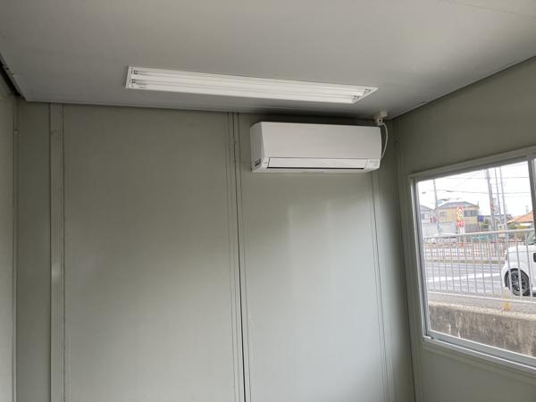 和歌山県和歌山店/展示場の中古ユニットハウス・プレハブ・コンテナハウスCT-32J(2.16坪)の各設備のエアコン