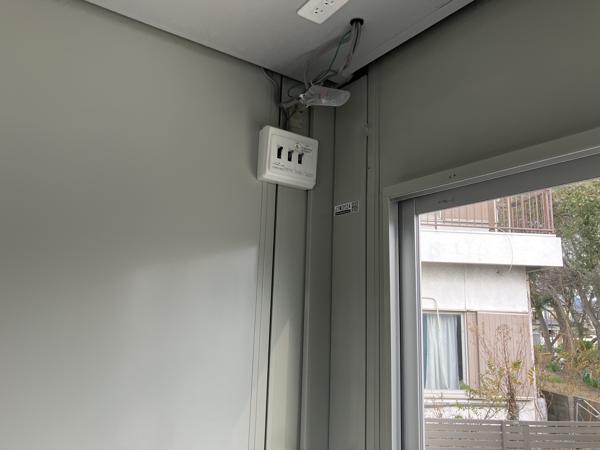 和歌山県和歌山店/展示場の中古ユニットハウス・プレハブ・コンテナハウスCT-32J(2.16坪)の各設備の分電盤