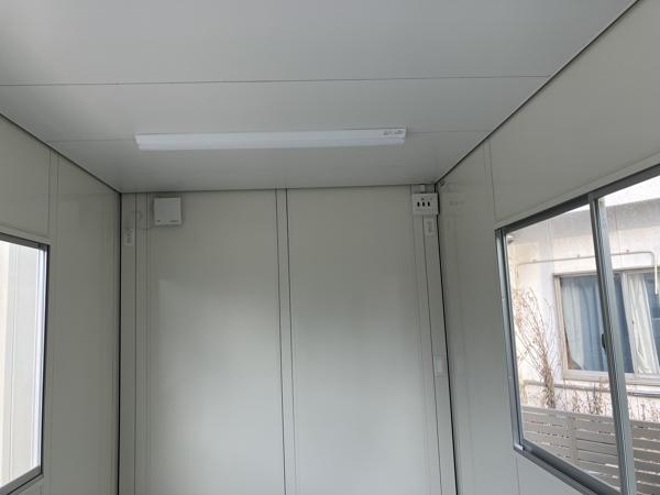 和歌山県和歌山店/展示場の新棟ユニットハウス・プレハブ・コンテナハウス47MSL(3.02坪)の各設備の照明器具