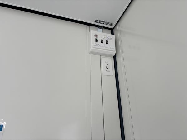 石川県小松店/展示場の新棟ユニットハウス・プレハブ・コンテナハウス38MSL(2.43坪)の各設備の分電盤