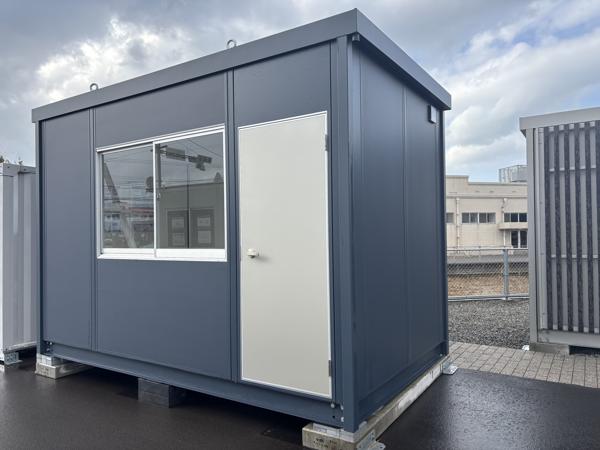 石川県小松店/展示場の新棟ユニットハウス・プレハブ・コンテナハウス38MSL(2.43坪)の本体の外観
