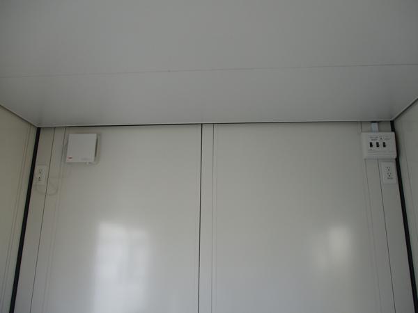 福島県いわき店/展示場の新棟ユニットハウス・プレハブ・コンテナハウス38MSL(2.43坪)の各設備の分電盤