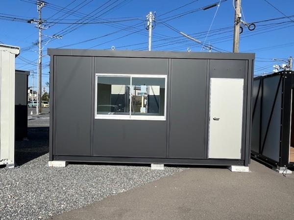 福岡県朝倉店/展示場の新棟ユニットハウス・プレハブ・コンテナハウス47MSL(3.02坪)の本体の外観