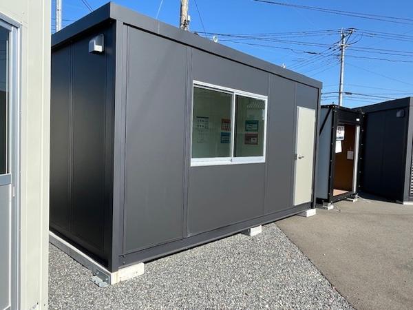 福岡県朝倉店/展示場の新棟ユニットハウス・プレハブ・コンテナハウス47MSL(3.02坪)の本体の外観