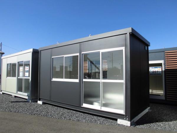 千葉県東金店/展示場の新棟ユニットハウス・プレハブ・コンテナハウス47MSL(3.02坪)の本体の外観