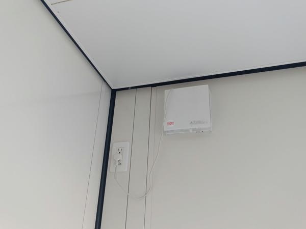 山梨県山梨出張所/総合展示場の新棟ユニットハウス・プレハブ・コンテナハウス47MSL(3.02坪)の各設備の換気扇