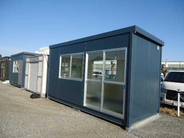 茨城県岩井店/展示場の新棟ユニットハウス・プレハブ・コンテナハウス47MSL(3.02坪)の本体の外観