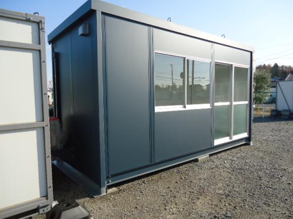 茨城県岩井店/展示場の新棟ユニットハウス・プレハブ・コンテナハウス47MSL(3.02坪)の本体の外観