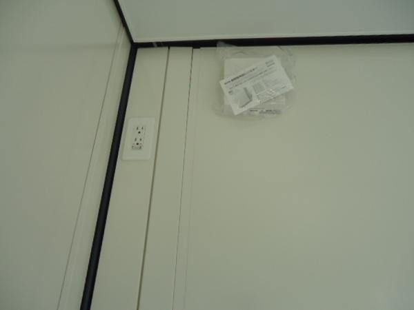 茨城県岩井店/展示場の新棟ユニットハウス・プレハブ・コンテナハウス47MSL(3.02坪)の各設備の給気口