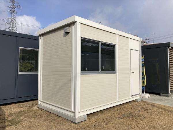 兵庫県相生店/展示場の新棟ユニットハウス・プレハブ・コンテナハウス3MSD(2.40坪)の本体の外観