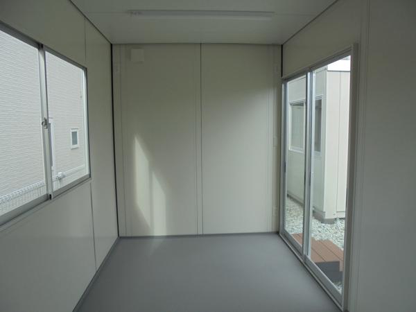 山形県天童店/展示場の新棟ユニットハウス・プレハブ・コンテナハウス47MSL(3.02坪)の本体の内観