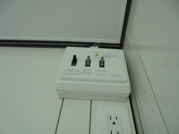 山形県天童店/展示場の新棟ユニットハウス・プレハブ・コンテナハウス47MSL(3.02坪)の各設備の分電盤