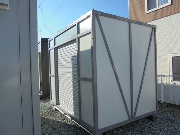 山形県天童店/展示場の新棟ユニットハウス・プレハブ・コンテナハウスPanda3.0 PS3K(1.60坪)の本体の外観