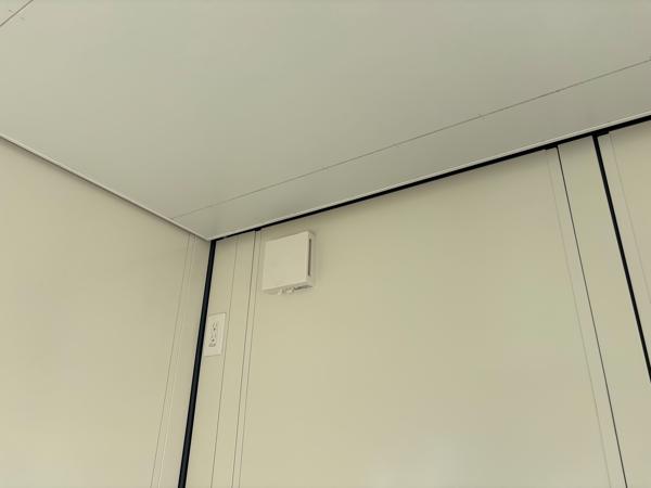 愛知県大府店/展示場の新棟ユニットハウス・プレハブ・コンテナハウス29MSL(1.84坪)の各設備の給気口