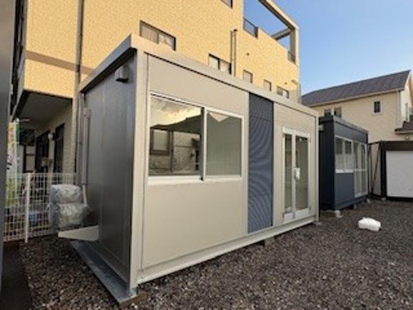 大分県大分東店/展示場の新棟ユニットハウス・プレハブ・コンテナハウス47MSL(3.02坪)の本体の外観