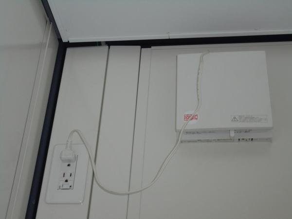 長野県上田総合展示場の新棟ユニットハウス・プレハブ・コンテナハウス47MSL(3.02坪)の各設備の換気扇