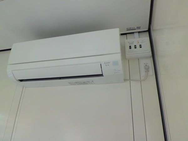 埼玉県北本店/展示場の新棟ユニットハウス・プレハブ・コンテナハウス47MSL(3.02坪)の各設備のエアコン