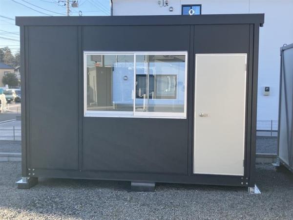 栃木県佐野店/展示場の新棟ユニットハウス・プレハブ・コンテナハウス38MSL(2.43坪)の本体の外観