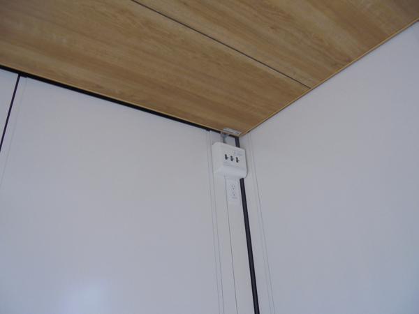 岡山県岡山営業所/展示場の新棟ユニットハウス・プレハブ・コンテナハウス47MSL(3.02坪)の各設備の分電盤