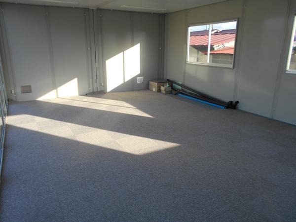 福島県福島店/展示場の中古ユニットハウス・プレハブ・コンテナハウスCT-72J(9.89坪)の本体の内観