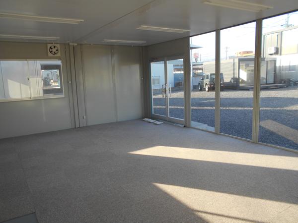 福島県福島店/展示場の中古ユニットハウス・プレハブ・コンテナハウスCT-72J(9.89坪)の本体の内観