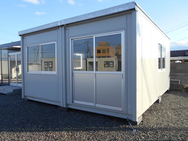 福島県福島店/展示場の中古ユニットハウス・プレハブ・コンテナハウスCT-54J(7.79坪)の本体の外観