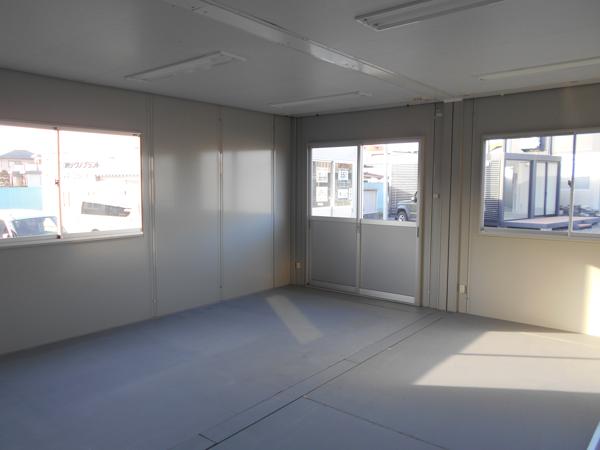 福島県福島店/展示場の中古ユニットハウス・プレハブ・コンテナハウスCT-54J(7.79坪)の本体の内観