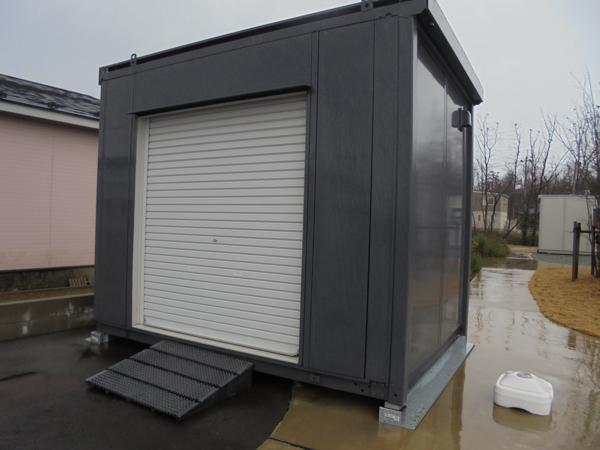 秋田県秋田店/展示場の中古ユニットハウス・プレハブ・コンテナハウスCT-32J(2.16坪)の本体の外観