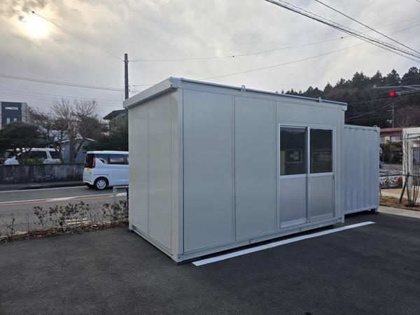 山梨県富士吉田店/展示場の中古ユニットハウス・プレハブ・コンテナハウスCT-41J(2.83坪)の本体の外観