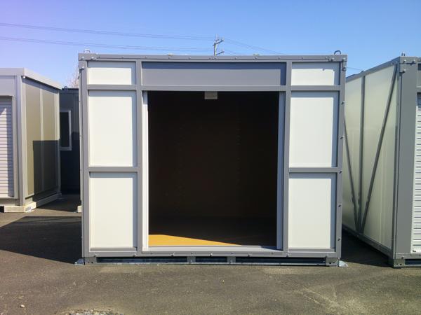 京都府木津川店/展示場の新棟ユニットハウス・プレハブ・コンテナハウスPanda3.0 PS3K(1.06坪)の本体の外観