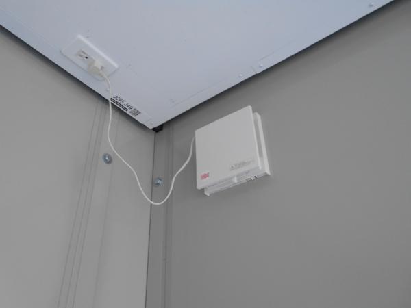 福島県福島店/展示場の中古ユニットハウス・プレハブ・コンテナハウスCT-32J(2.16坪)の各設備の換気扇