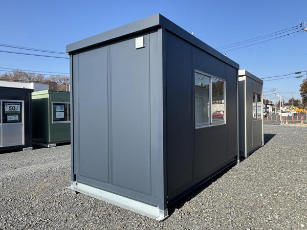 茨城県小美玉店/展示場の新棟ユニットハウス・プレハブ・コンテナハウス38MSL(2.43坪)の本体の外観